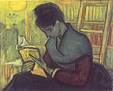 A woman reading by Vincent van Gogh